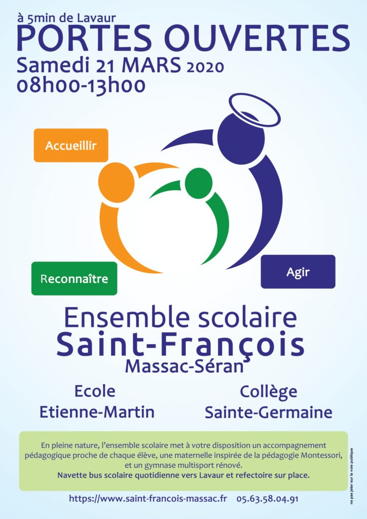 Ensemble Scolaire SaintFrançois MassacSéran Accueil